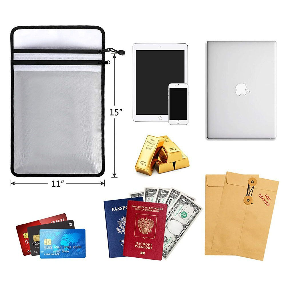 Fireproof and Waterproof Document Bag